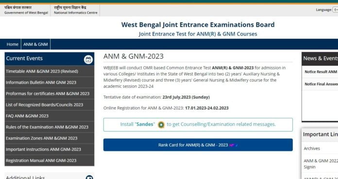 WB ANM(R) GNM Result 2023