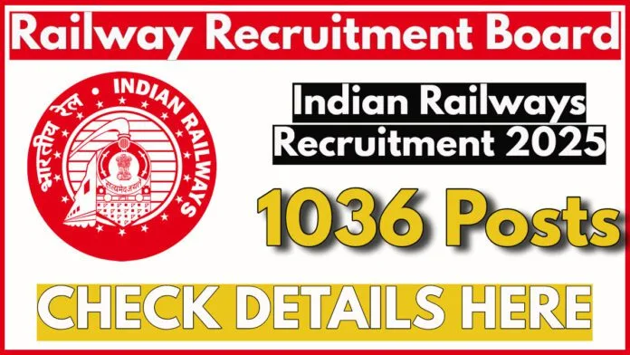 RRB 1036 Vacancy 2025