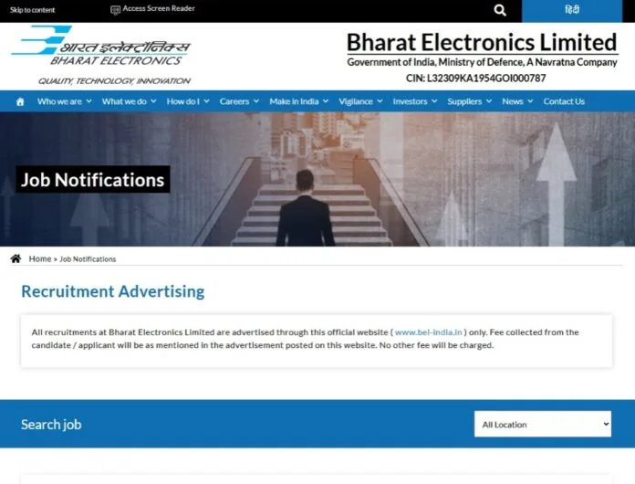 Bharat Electronics Limited Recruitment 2025 | Apply Link