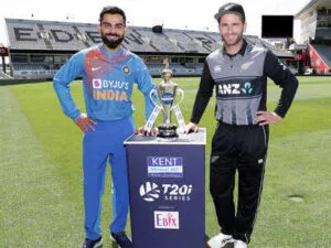india vs new zealand trophy photo