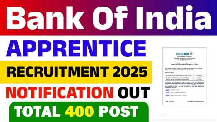 Bank of India Recruitment 2025 | Apply Online, Last date 28.03.2025