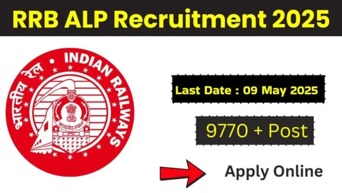Railway Recruitment Boards (RRBs) Announces Recruitment for Assistant Loco Pilot (ALP) – Apply Online Starting April 10, 2025