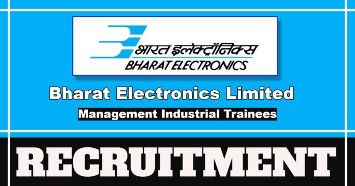 Bharat Electronics MIT Recruitment 2025 | Apply Now, Interview Date