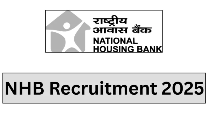 National Housing Bank Recruitment 2025 (NHB) | Apply Now for Officer Posts on Contract Basis