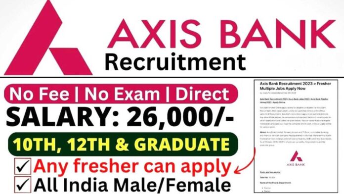 Axis Bank Recruitment 2025 | Apply for Business Development Associate (BDA) – Pan India