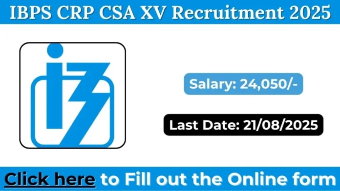 IBPS Customer Service Associate Recruitment 2025 | Apply Online