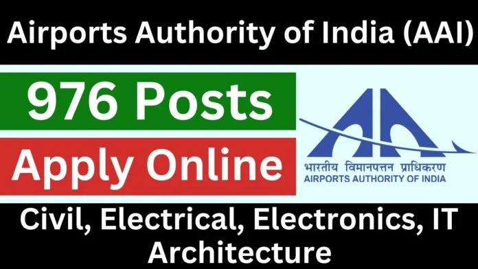 Airports Authority of India Recruitment 2025 | Apply for 976 Junior Executive Posts through GATE