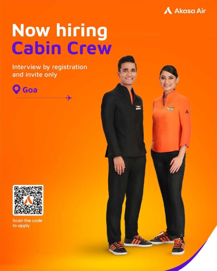 Akasa Air Recruitment 2025 | Cabin Crew (Goa) | Apply Now