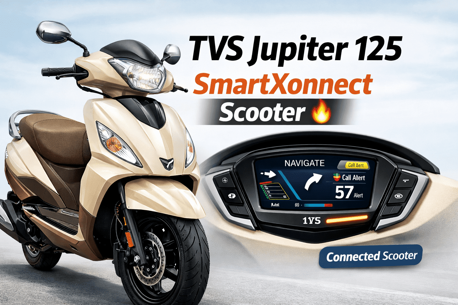 TVS Jupiter 125 SmartXonnect