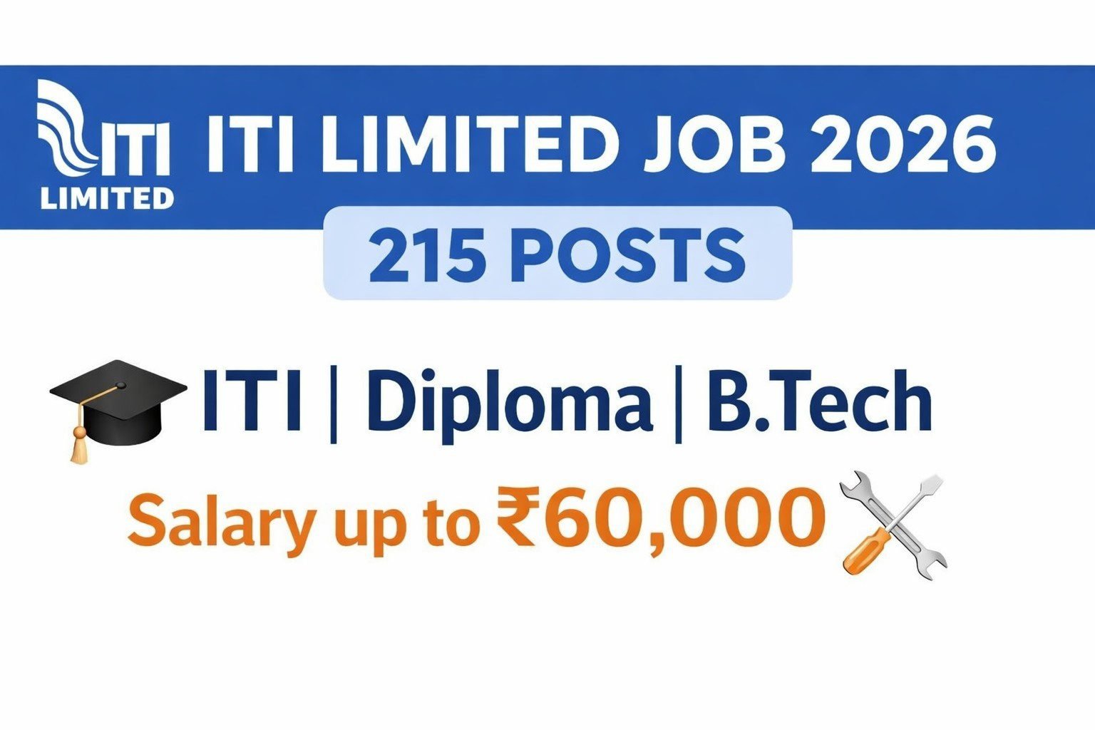 ITI Limited Recruitment 2026
