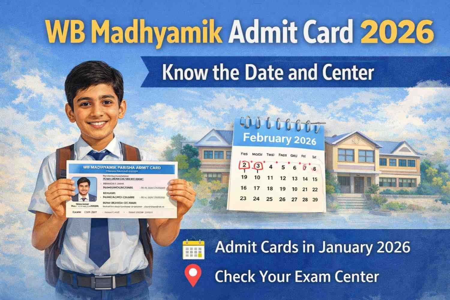 WB Madhyamik Admit Card
